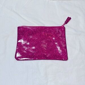5.5x8 Pink and grey coin purse